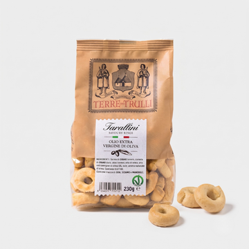 Apulijos „Tarallini“ su alyvuogių aliejumi, 230 g