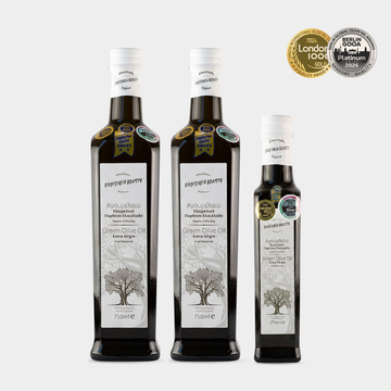 GREEN šeimos rinkinys: 2 × GREEN 750 ml ir GREEN 250 ml